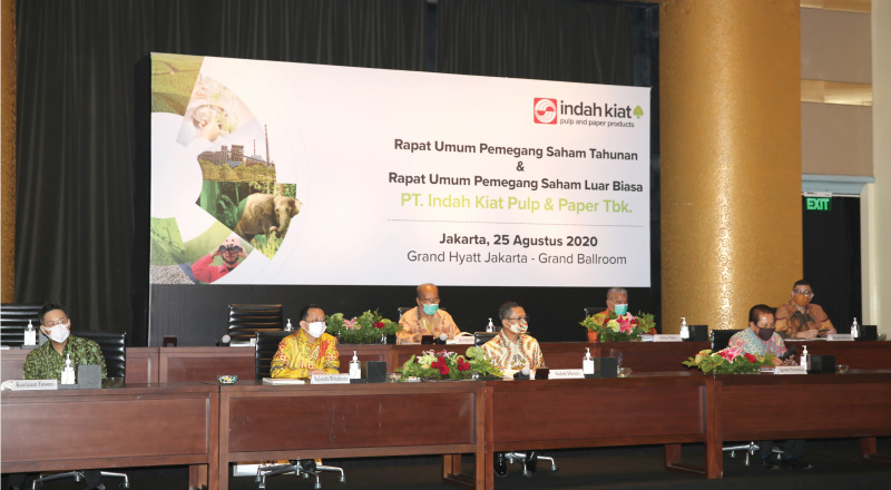 PT Indah Kiat Pulp & Paper Tbk gelar RUPST dan RUPSLB pada 25 Agustus 2020