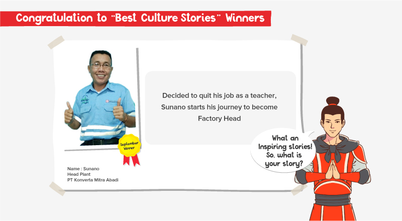 The Teacher who become Factory Head