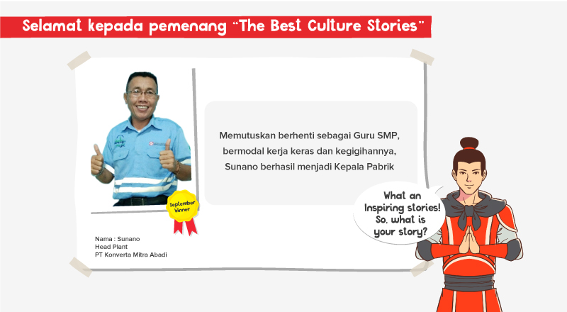 Mantan Guru Menjadi Kepala Pabrik