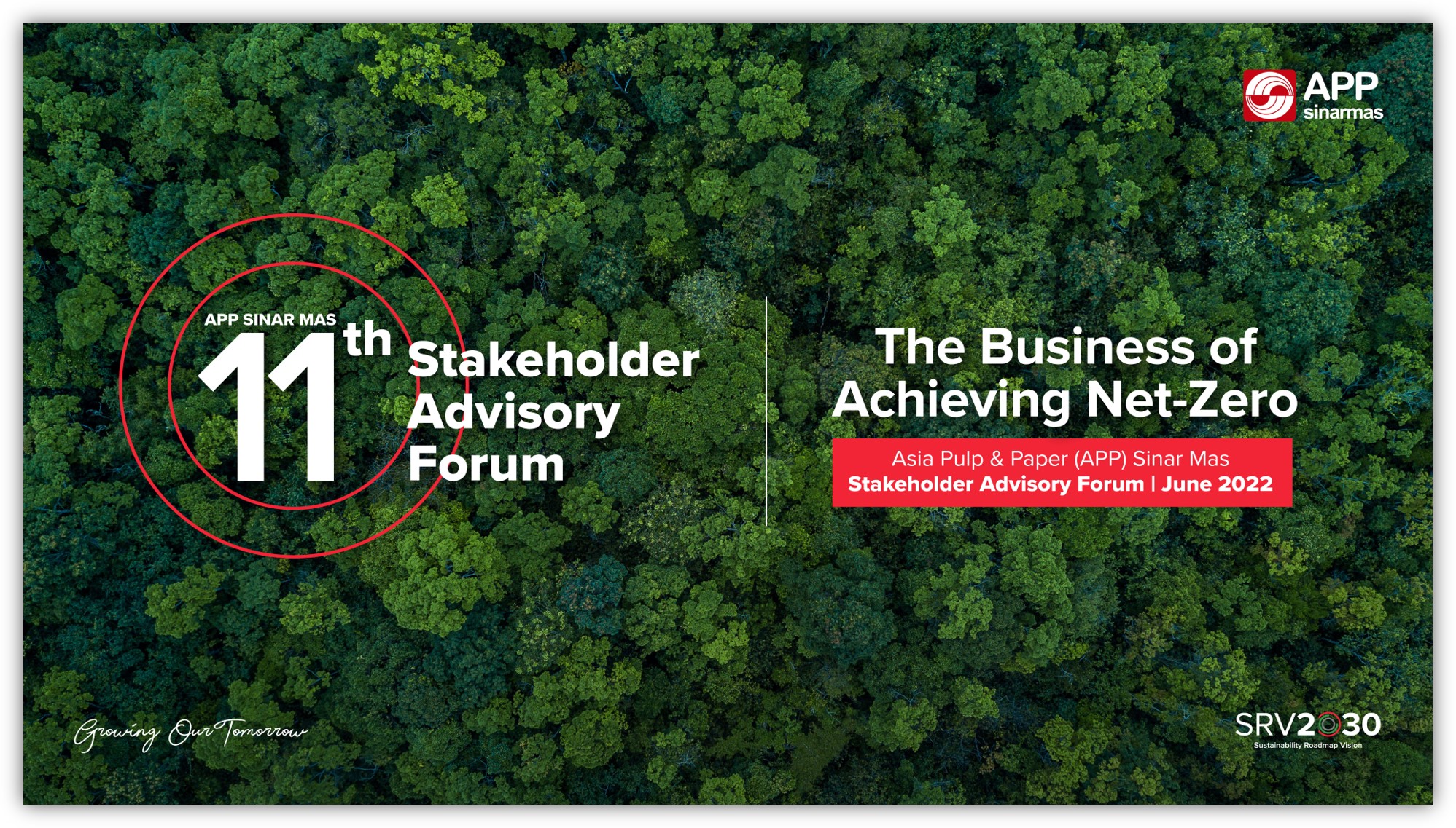 APP Sinar Mas Shows Sustainability Commitment through the SAF 2022